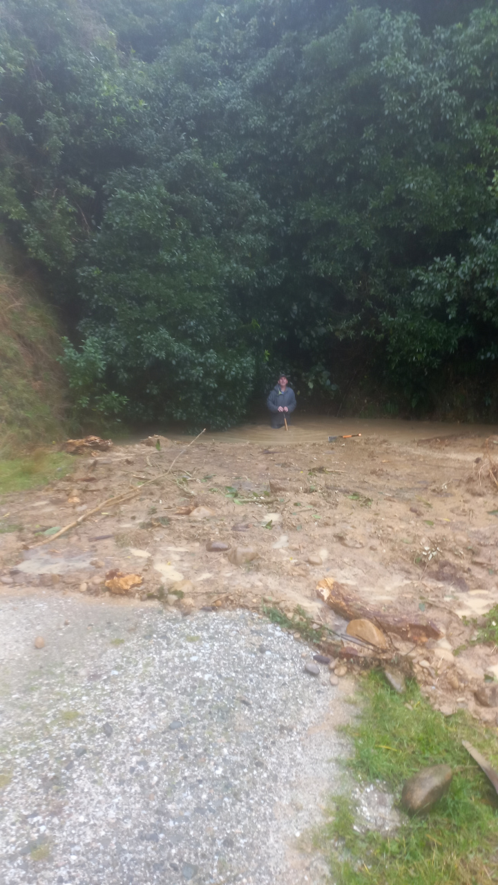 South gully road blocked